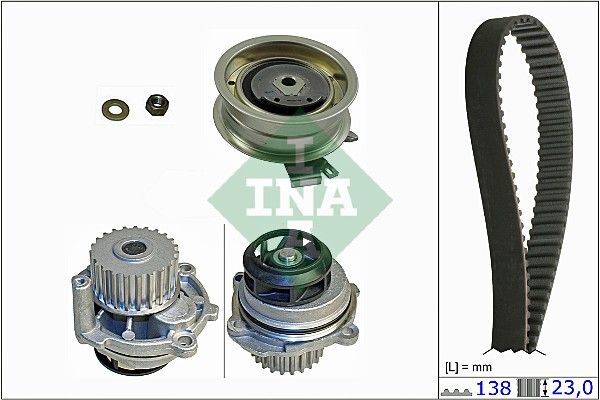 WILMINK GROUP Vesipumppu + jakohihnasarja WG1251370